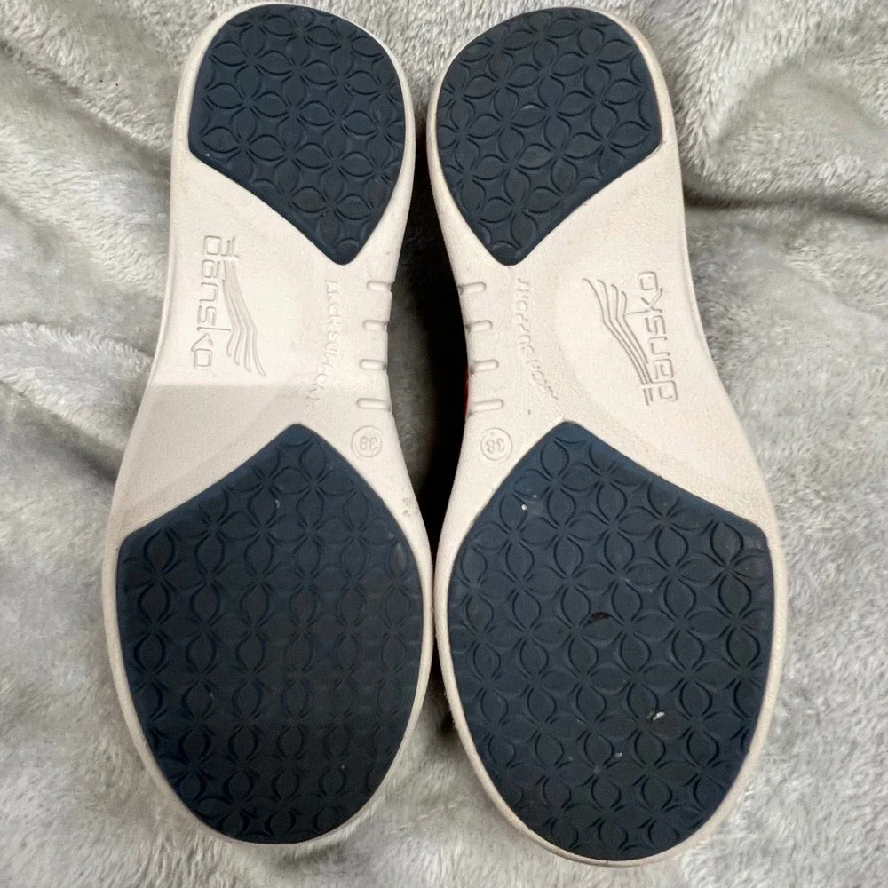 Dansko Belle Women Size‎ 7.5 Multi Color Stripe Fabric Casual Slip-on